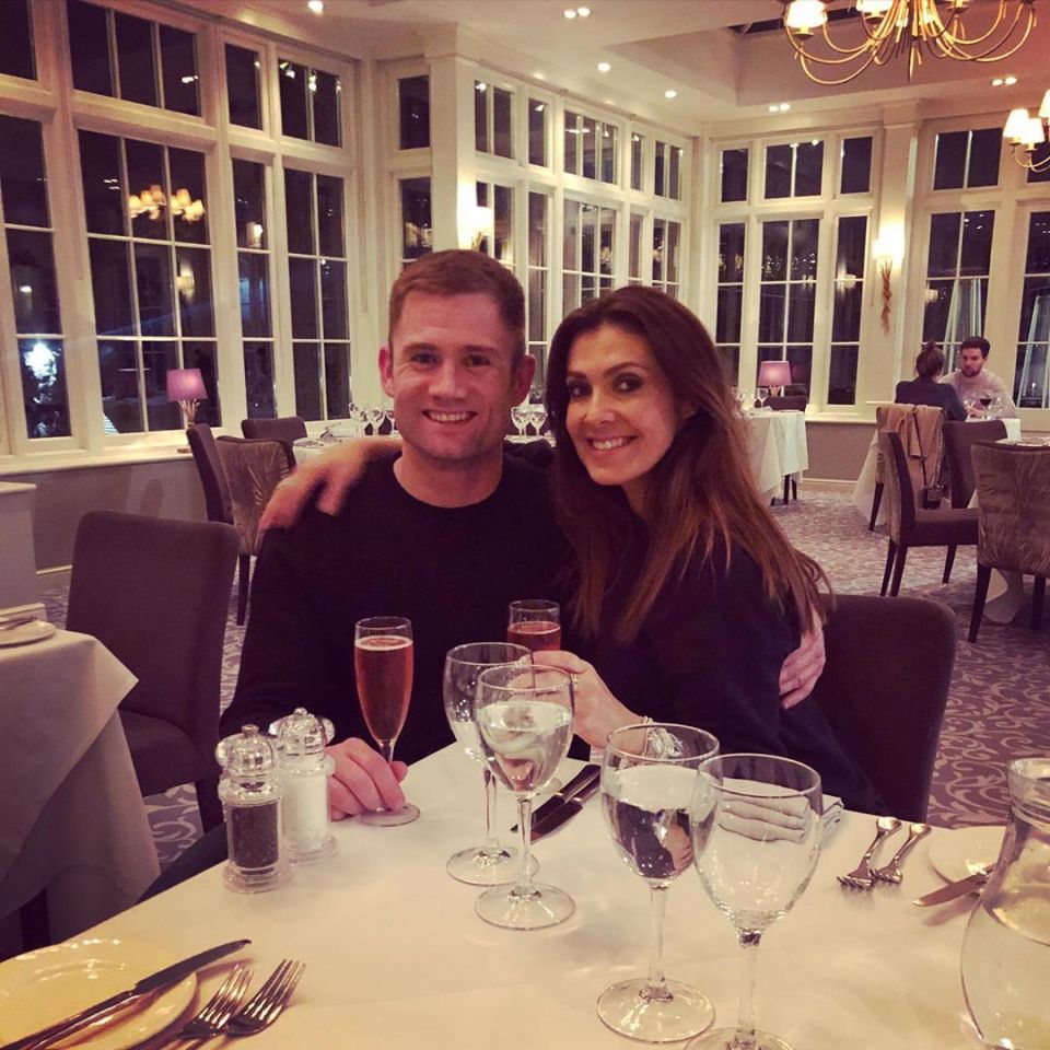  Kym Marsh was delighted to be reunited with boyfriend Scott Ratcliff