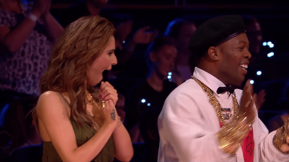  Cheryl couldn't believe the 98-year-old's moves