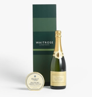 Waitrose has slashed the price of this champagne and truffles gift set