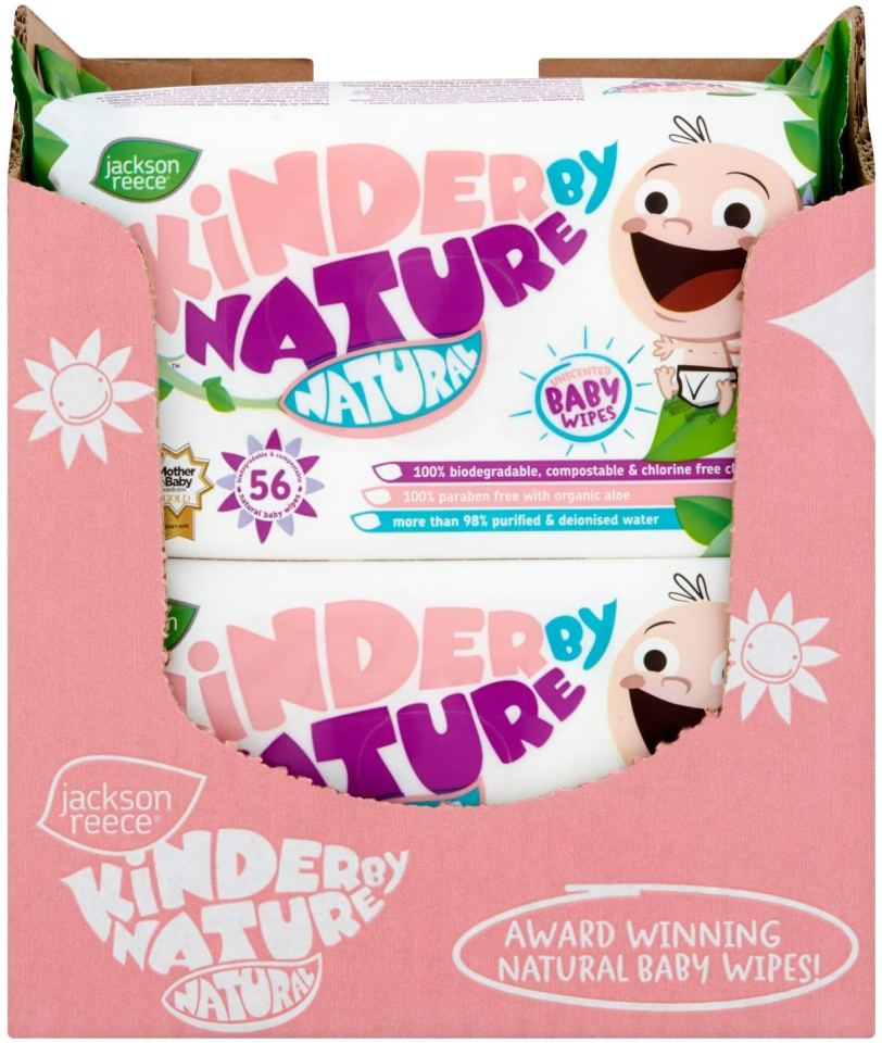  These baby wipes are made from natural vegetable and plant extracts