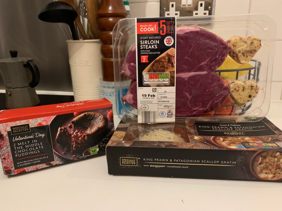 Aldi sent us steak and a seafood gratin to try out