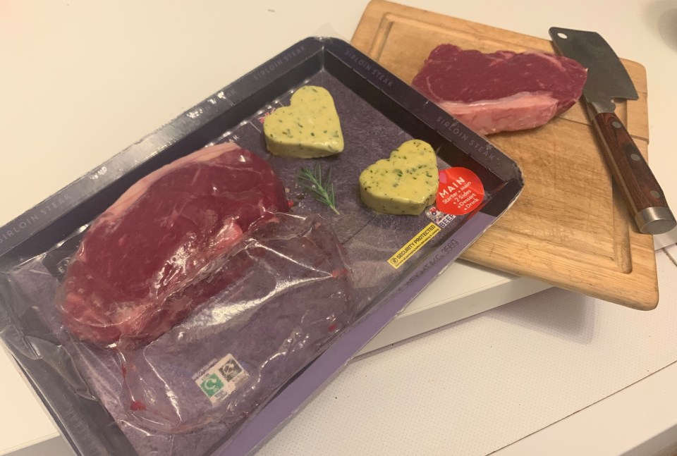 We tried out the supermarket’s lovey-dovey steak