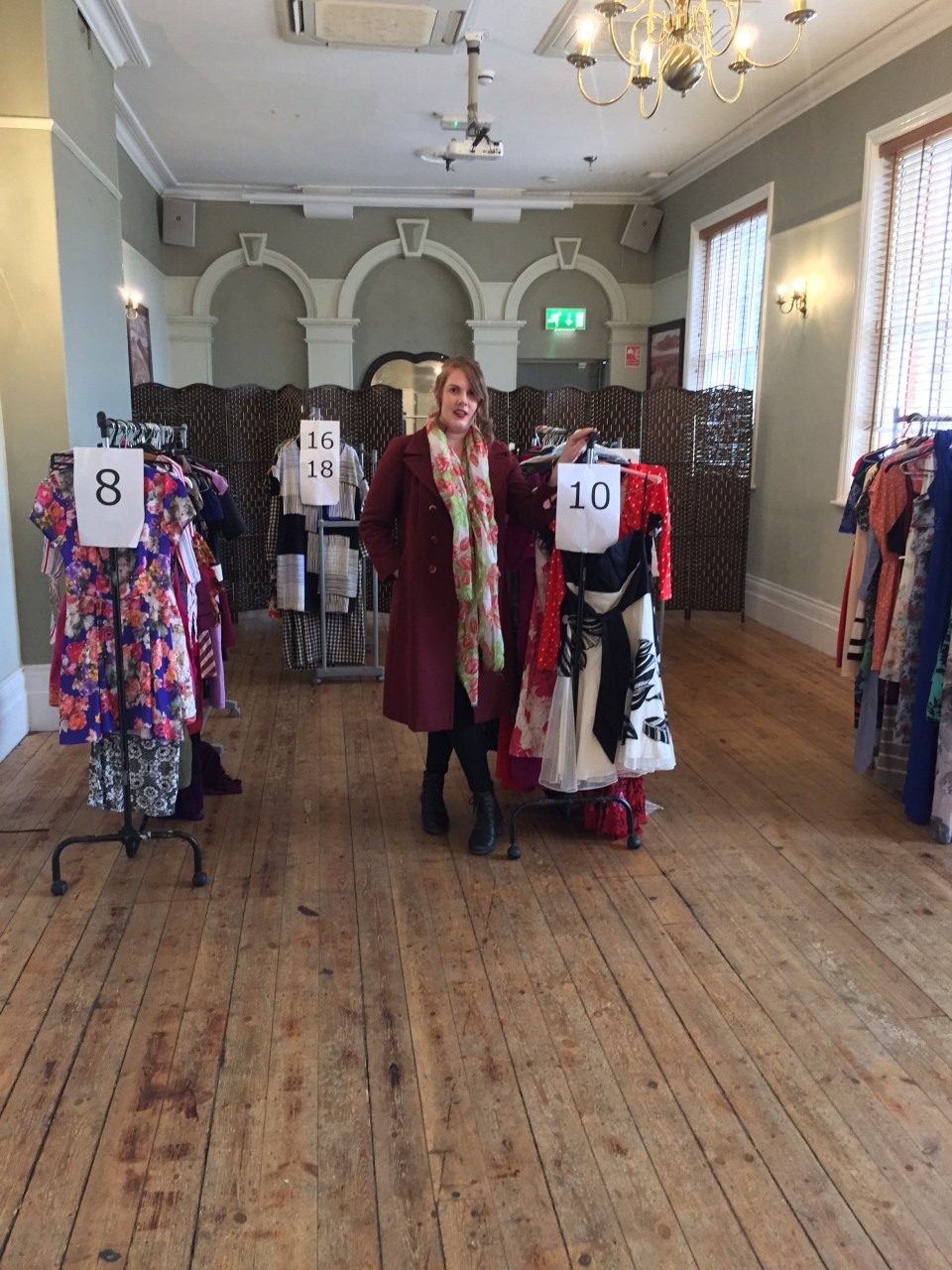  Vintage shop owner Michelle Wrigh organises dress swaps