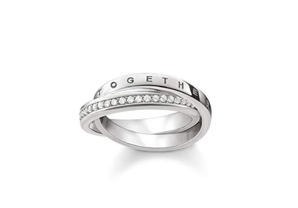  This sterling silver 'Together Forever' ring is a beautiful gift for a mum on Mother's Day