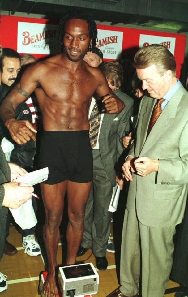  One of Warren's biggest clients was Nigel Benn