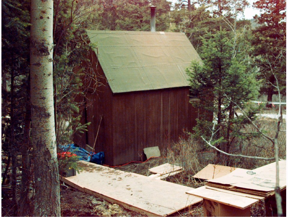  Kaczynski ended up living in a remote hut before his killings