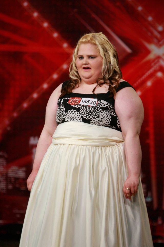  How Emma Chawner looked when she appeared on X Factor