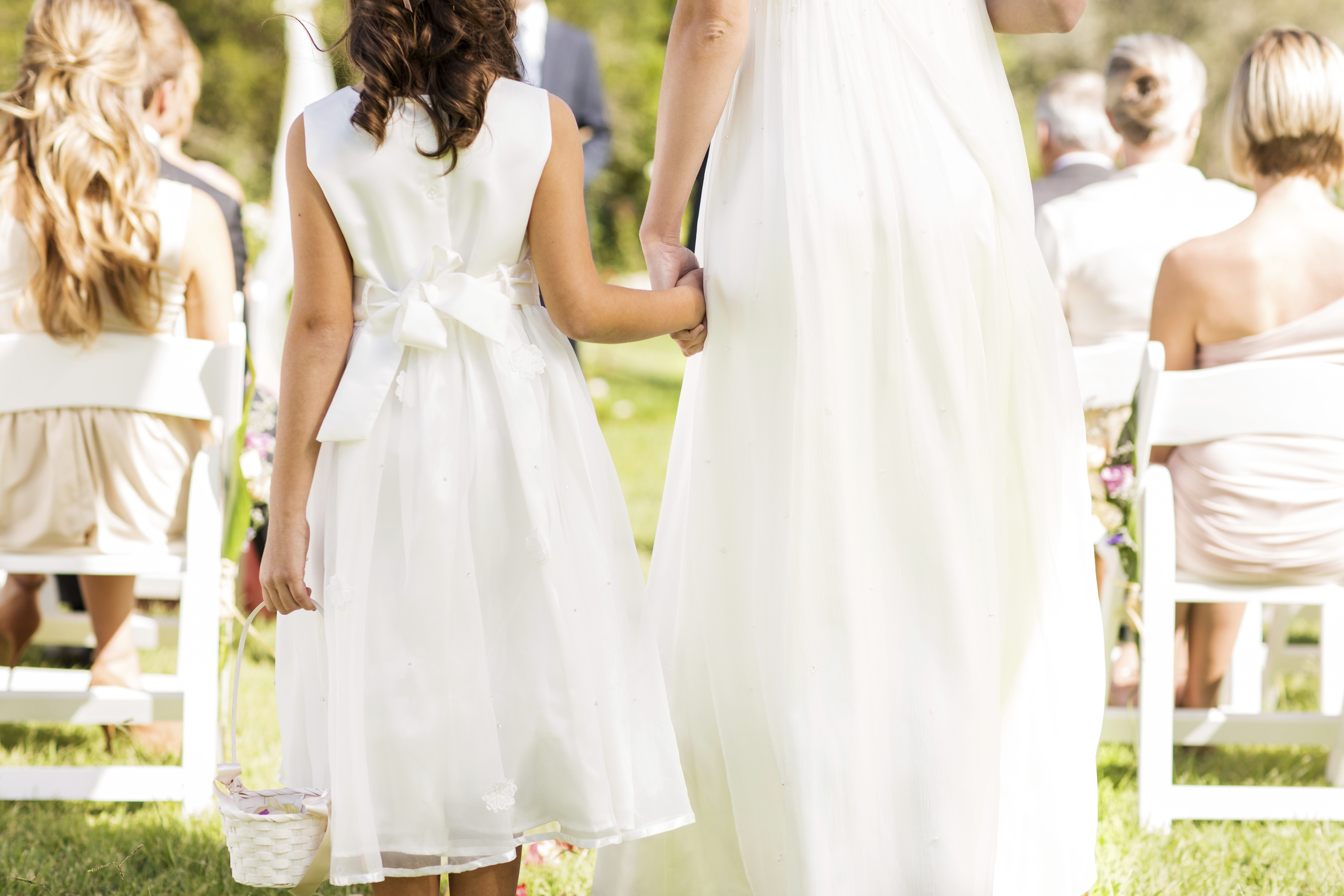 A bride has sparked a debate after complaining that her 11-year-old flower girl is "too big"