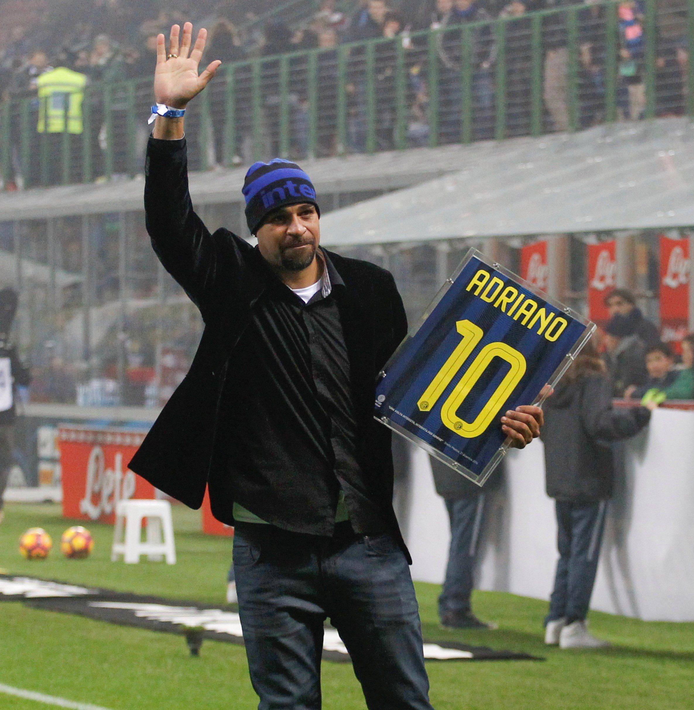 Adriano won four Serie A titles with Inter and remains a cult hero in Italy