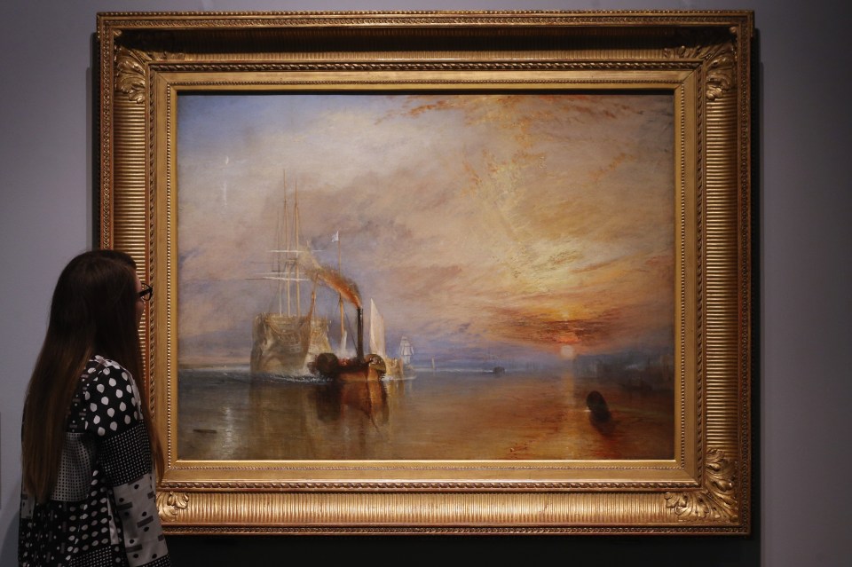  The Fighting Temeraire hangs in the National Gallery