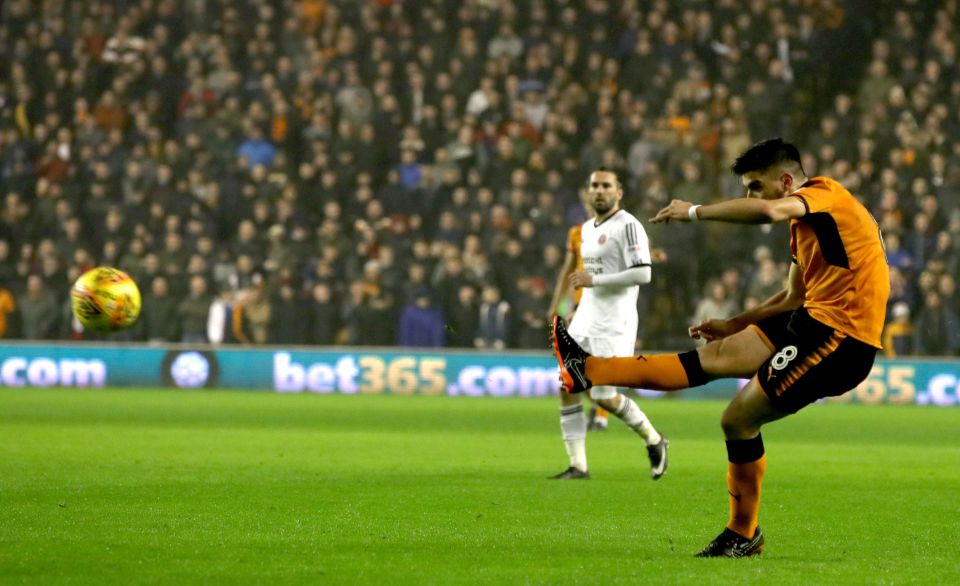  Ruben Neves scored a screamer against Sheffield United