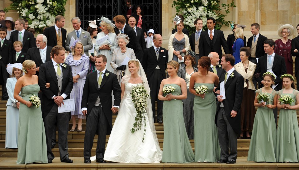  Peter Phillips and Autumn married at St George's Chapel in Windsor in 2008