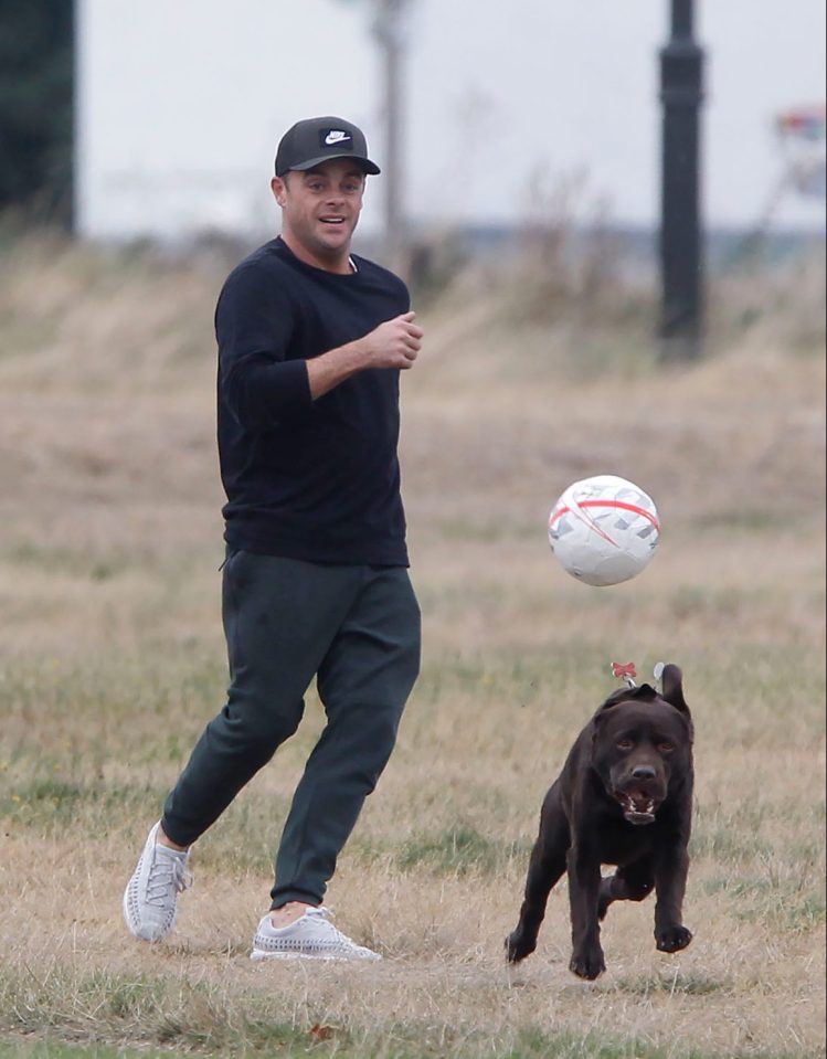  Ant out with his dog