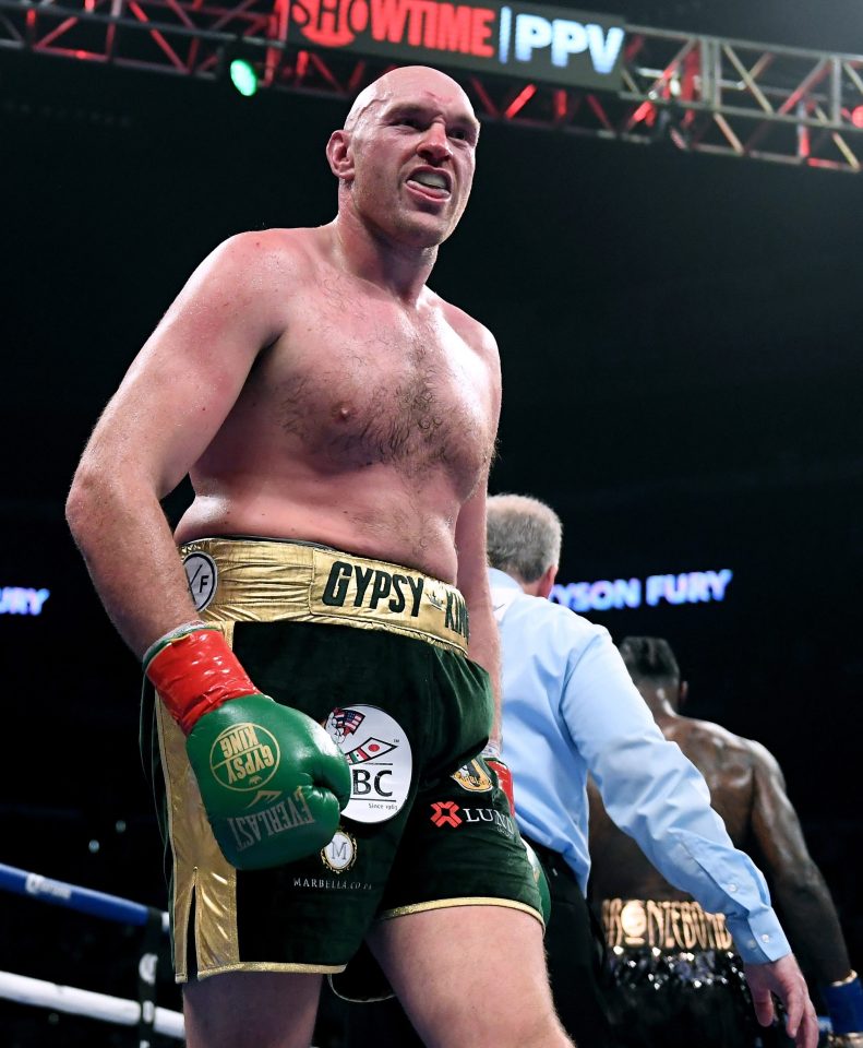  Tyson Fury will be heavier for the rematch than he was for the first fight when he was floored twice