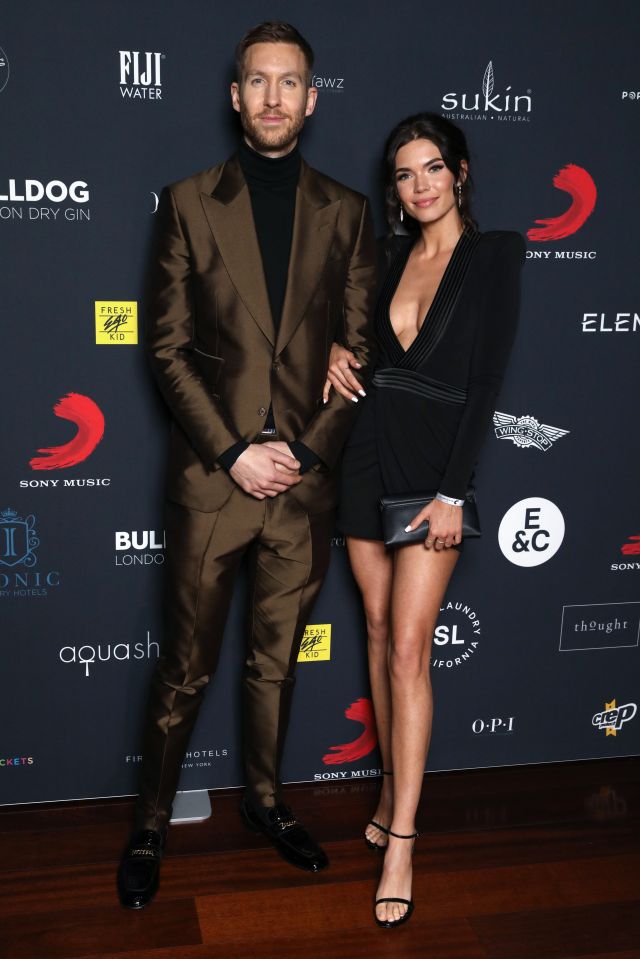  Calvin with his girlfriend Aarika Wolf