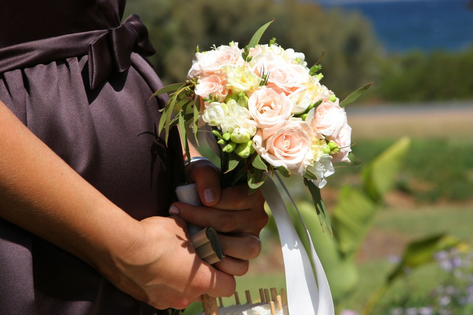 The bridesmaid announced her pregnancy during the wedding speech