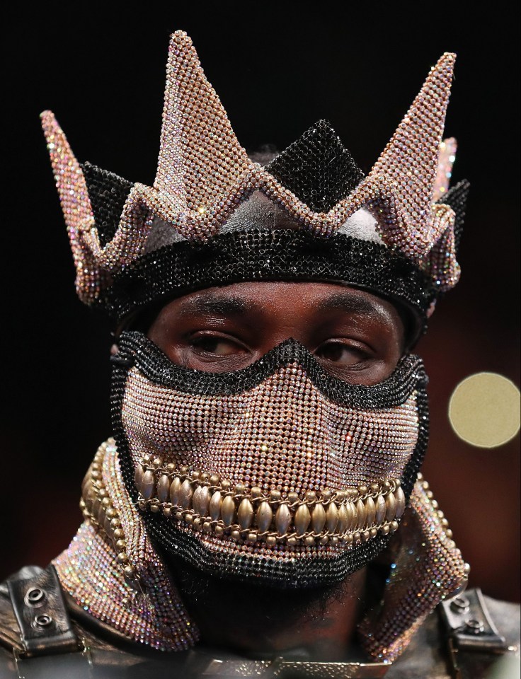 Deontay Wilder's masks and crowns have become a staple of his ring entrances