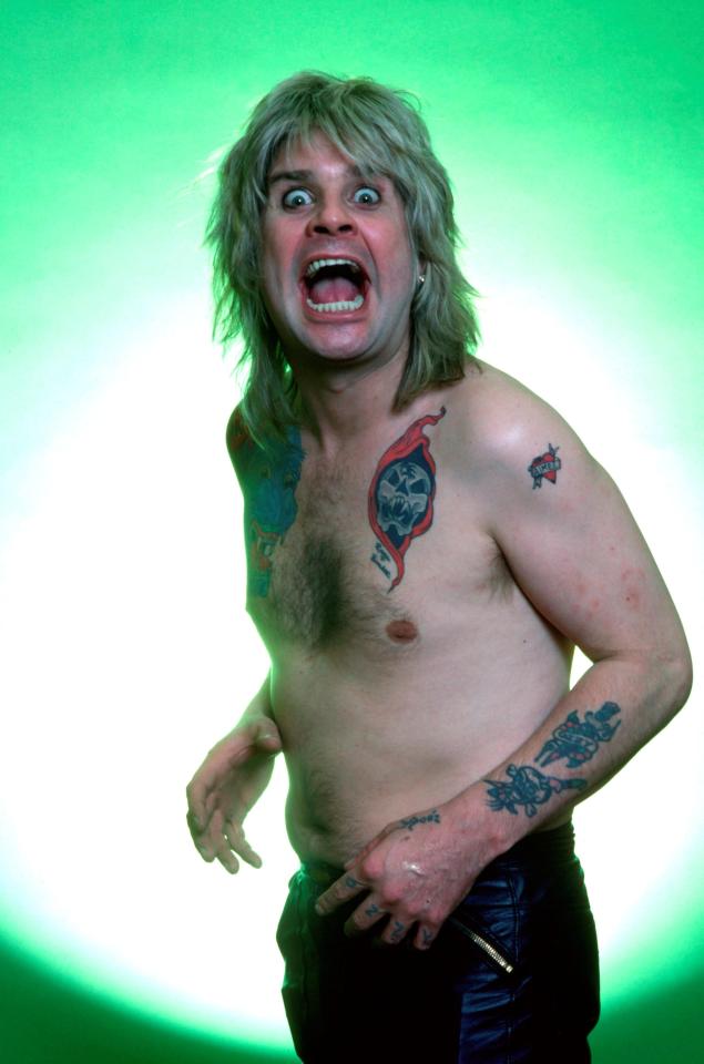  Ozzy aged 35 in his hellraising days