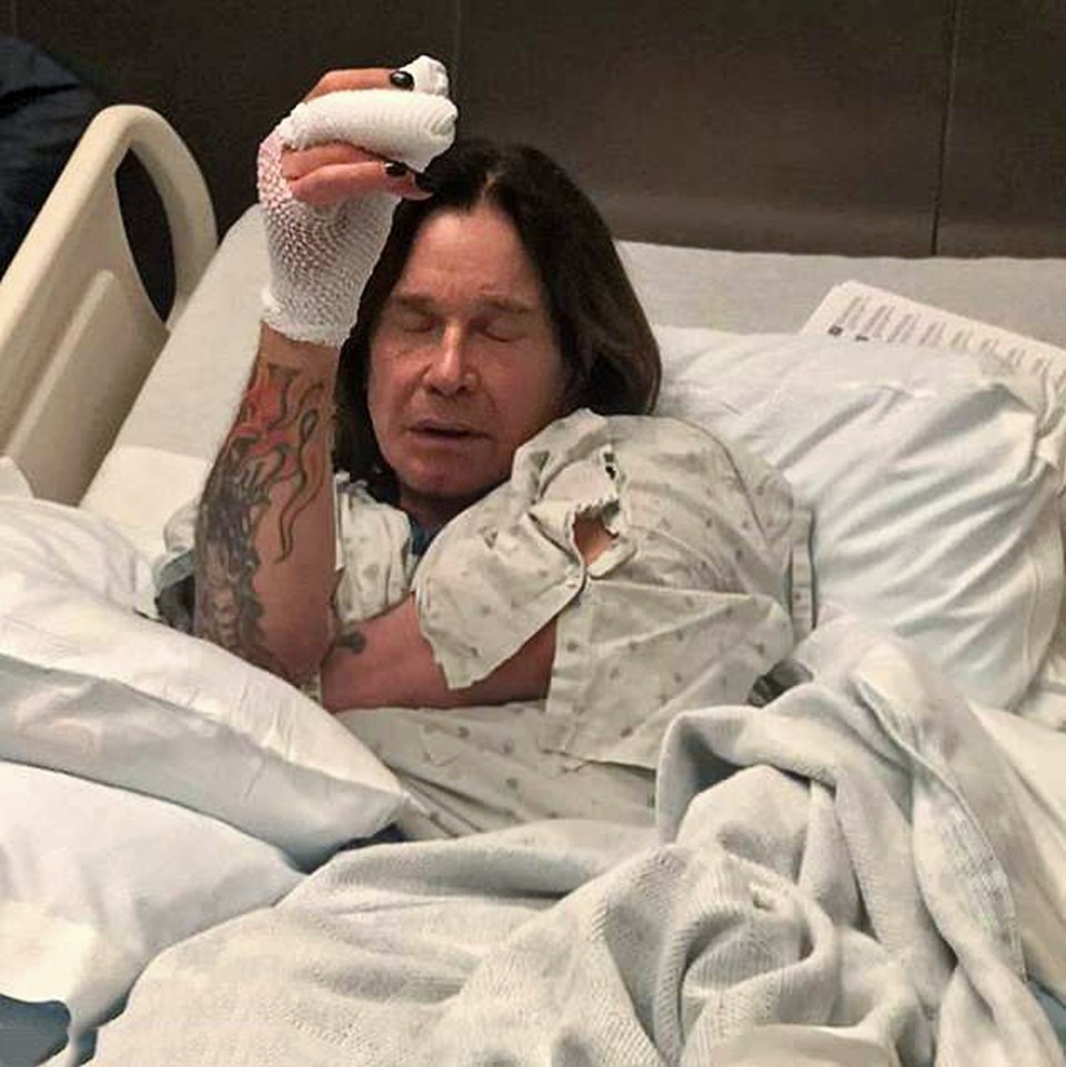  Ozzy says the pain in his neck is causing more problems than the Parkinson's