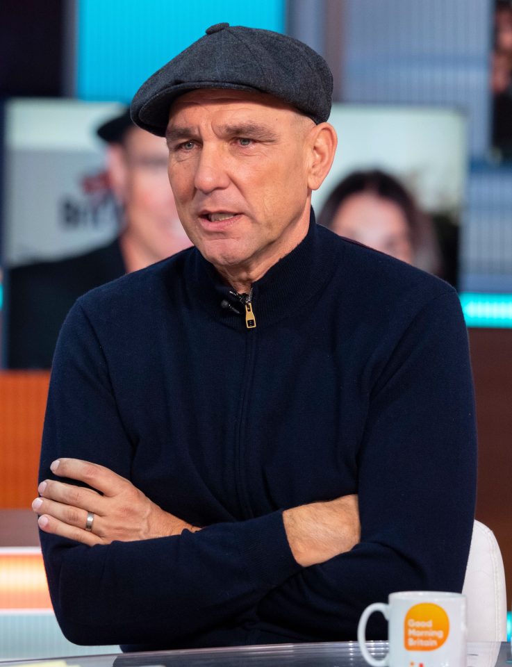  Vinnie Jones was also on the show and not impressed