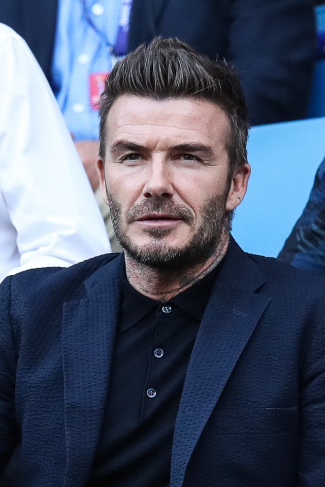  Becks was one of three Brits to make the top ten