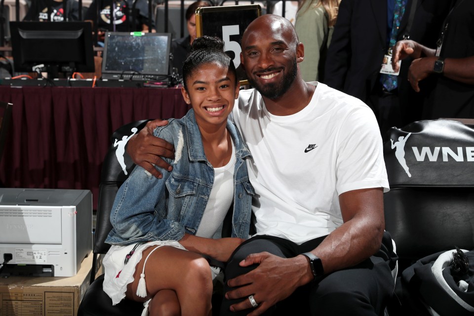  Kobe and his daughter Gianna tragically died in a helicopter crash last month