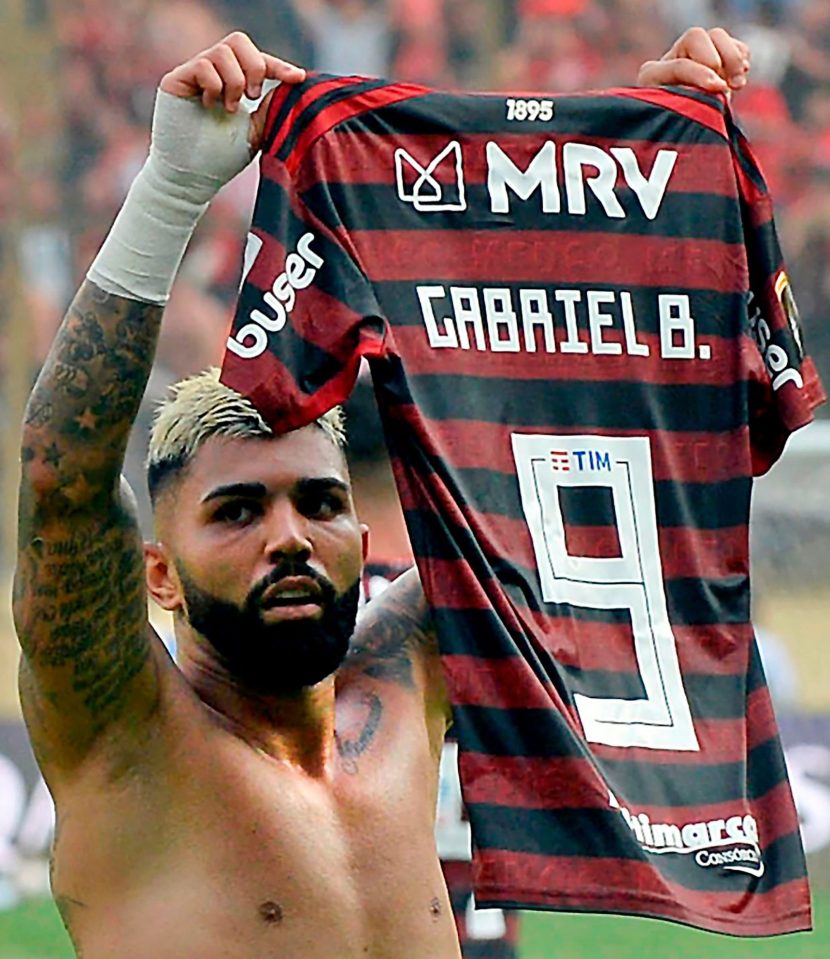 Gabriel Barbosa will swap his No9 jersey for No24