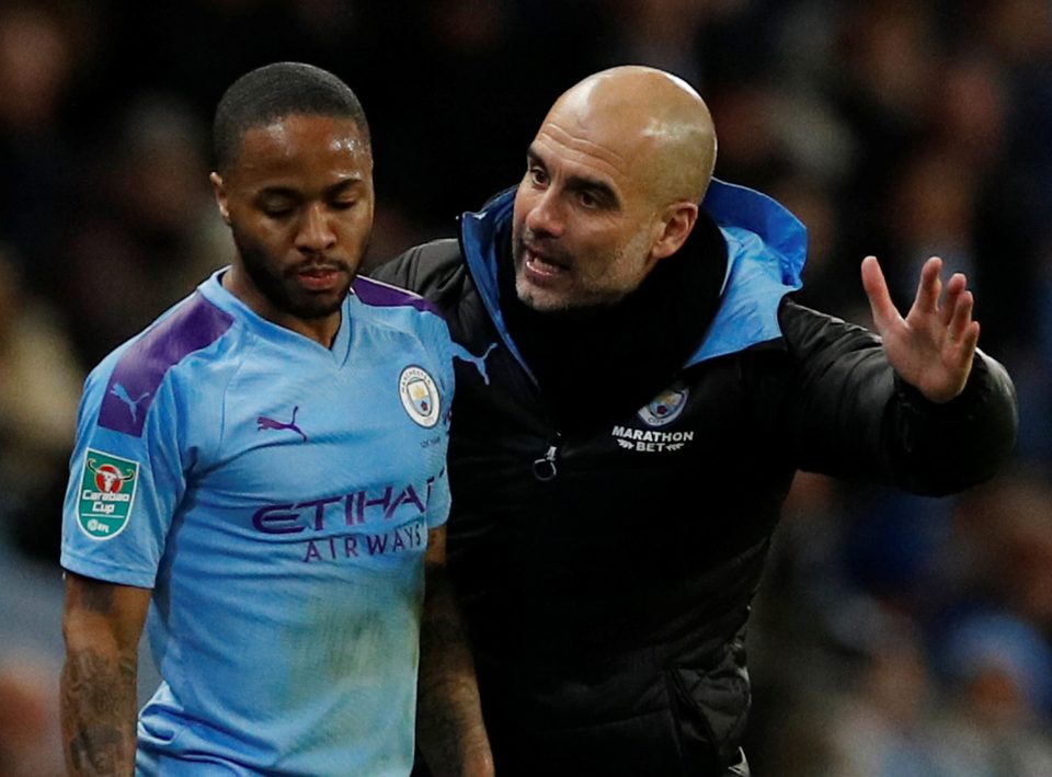  Sterling and boss Guardiola have pledged their future to City despite their Champions League ban