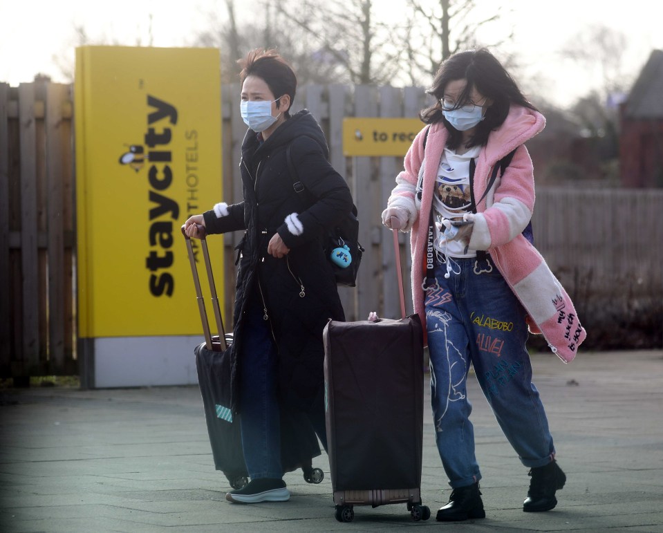 Guests are still arriving at the Staycity hotel today days after two coronavirus patients fell ill there