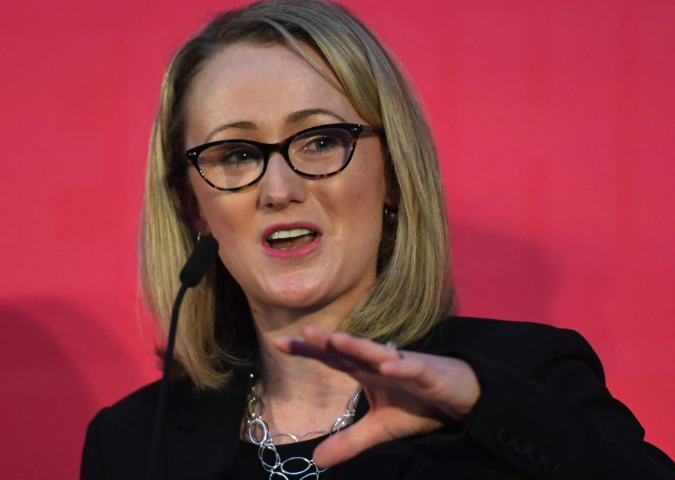  Rebecca Long-bailey was accused of ignoring anti-semitism in the party