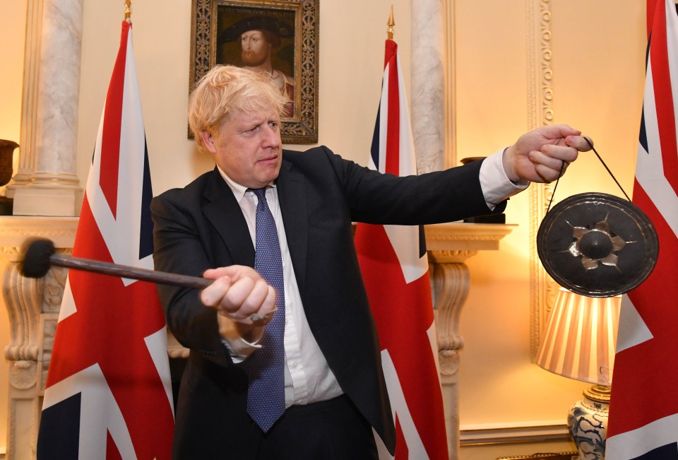  Boris Johnson gets his Brexit bong in - even without Big Ben