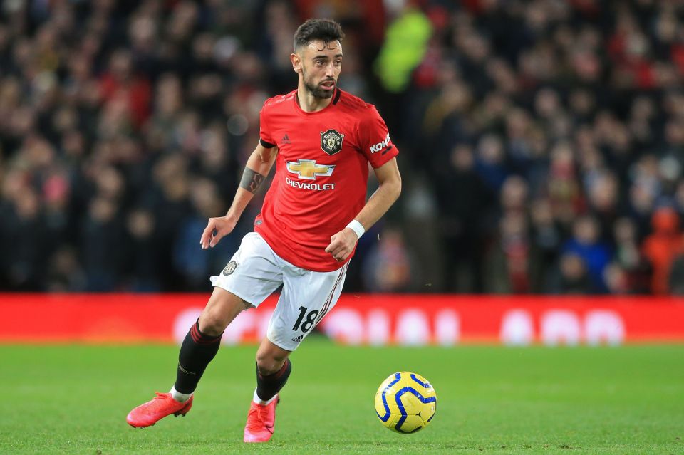  All eyes were on new boy Bruno Fernandes