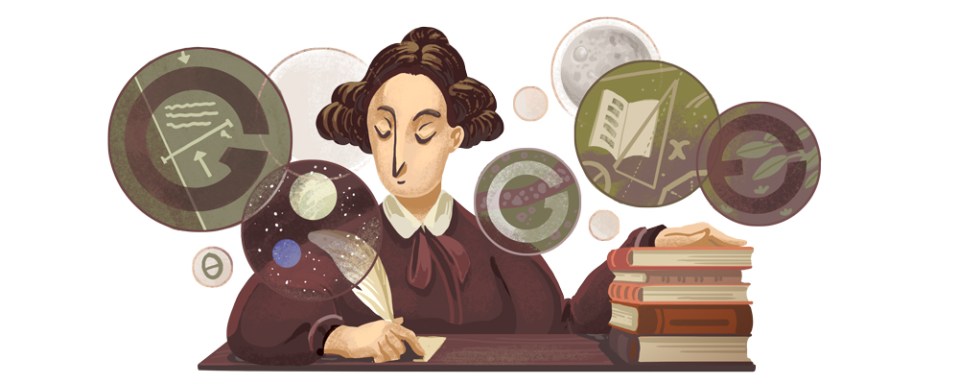  Today's Google Doodle celebrates Mary Somerville