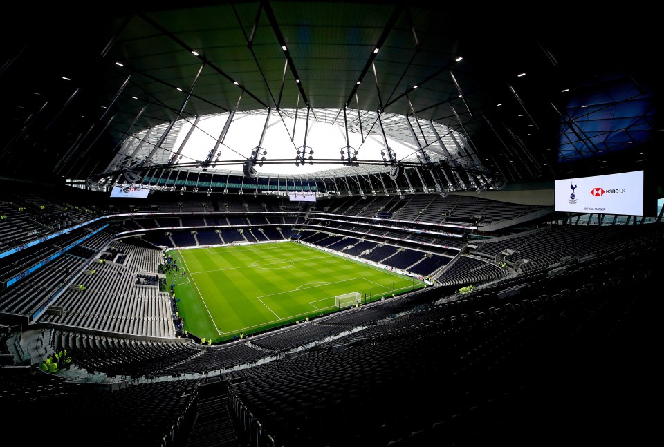 Tottenham Stadium opened in April 2019 and cost £1billion