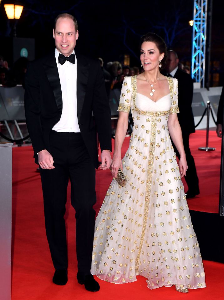  Kate and William attended the Baftas for the fourth year in a row