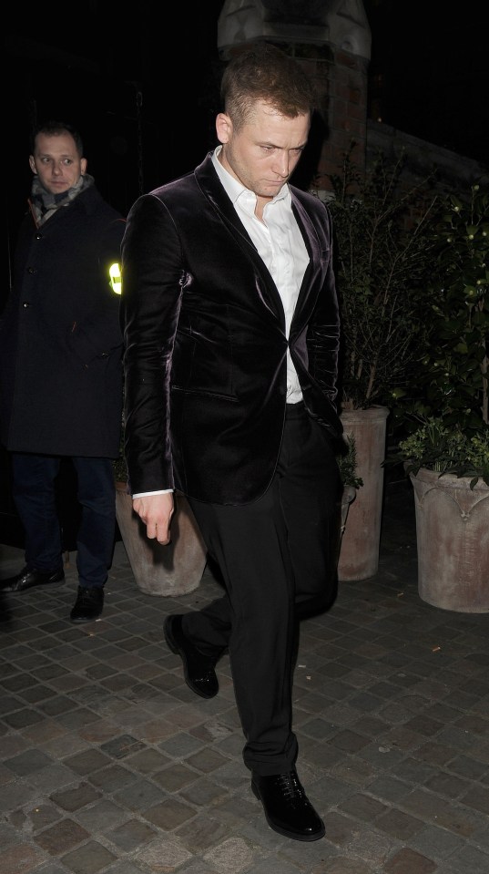  The star kept this head down as he left the after-party at Chiltern Firehouse