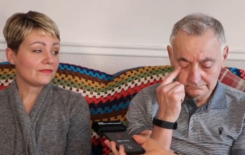  Tony Parkes was visibly emotional as his daughter Natalie revealed his diagnosis with Alzheimer's disease