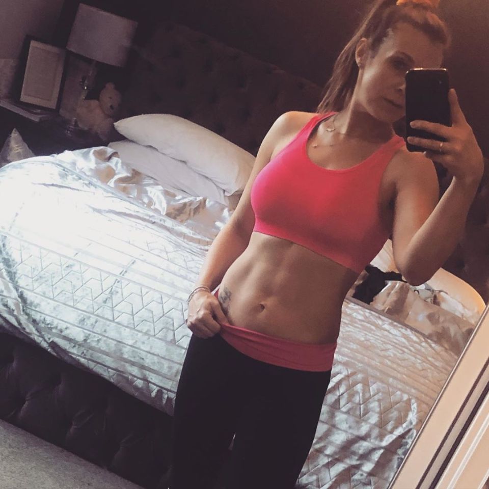  Kym Marsh showed off her hard work on social media