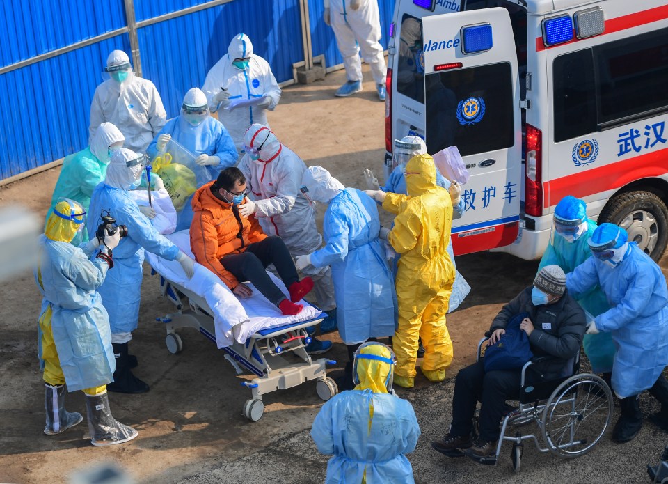 As the medics and patients arrived at a new hospital and President Xi Jinping said ‘we have launched a people's war of prevention of the epidemic’