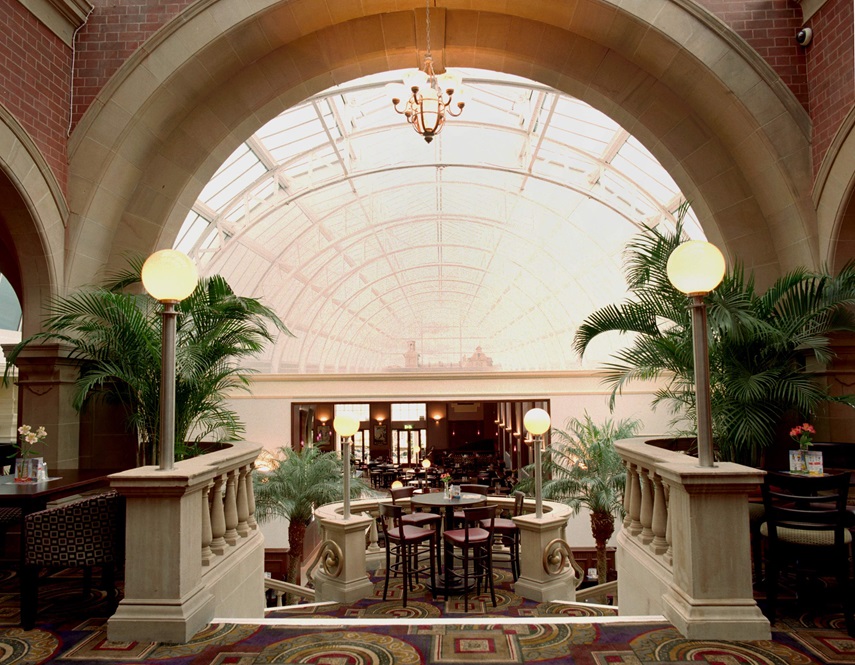 The Winter Gardens had once been an indoor space for people to relax in