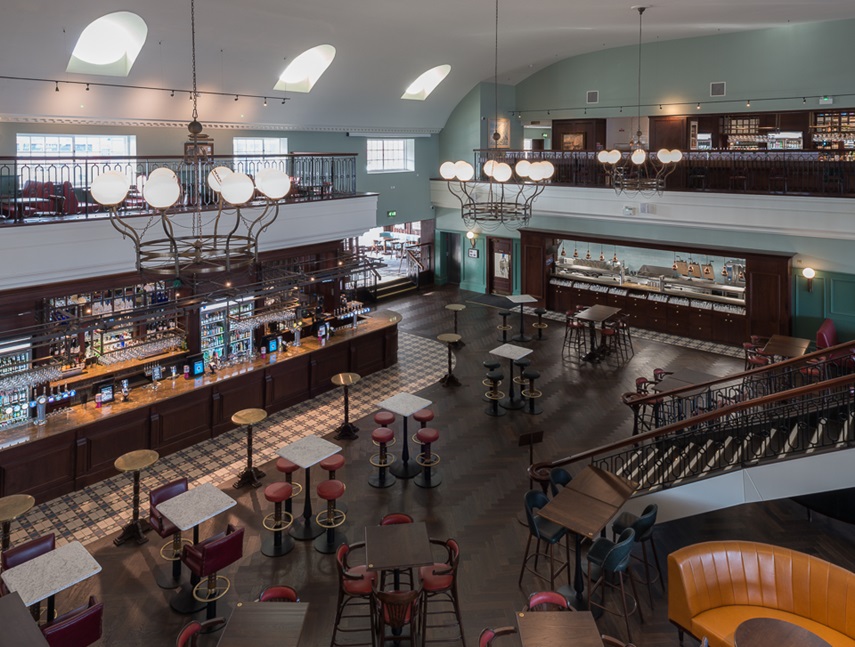 The spacious pub is now in a prime spot for a pint