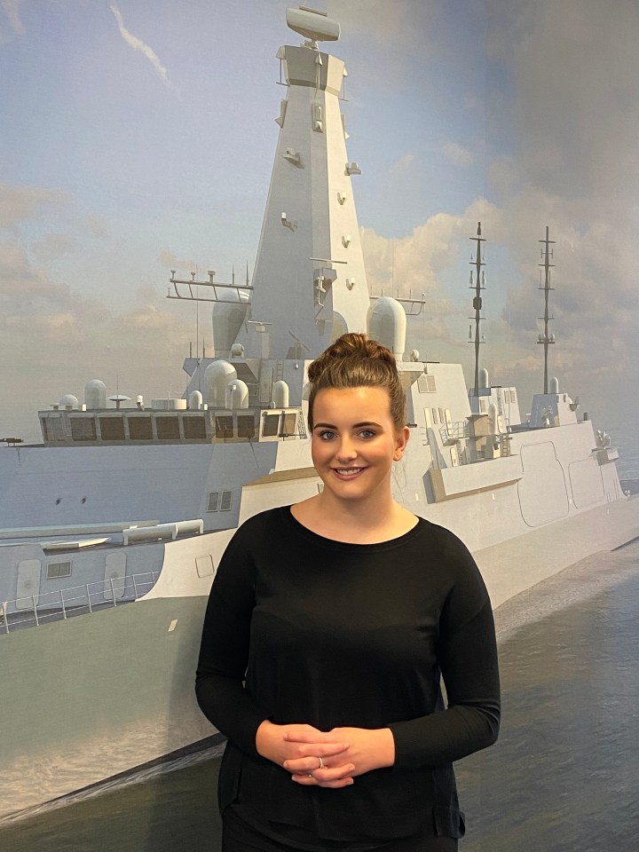  Lauren McNeill is a fourth-year apprentice engineer with BAE Systems