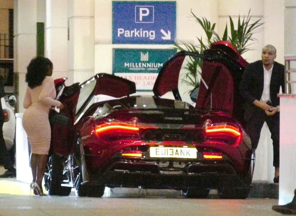  Chris Eubank Jr was snapped with a mystery woman outside of a London hotel