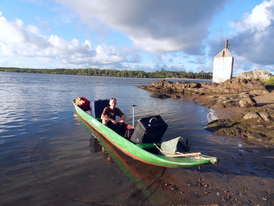 Paul, pictured here in Brazil, married Yulia the year after they met in the UK