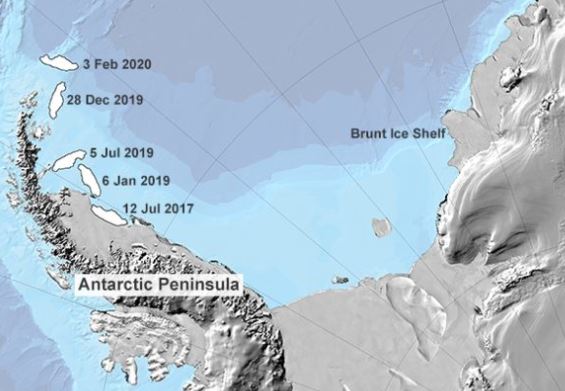  The iceberg is likely to start reducing in size