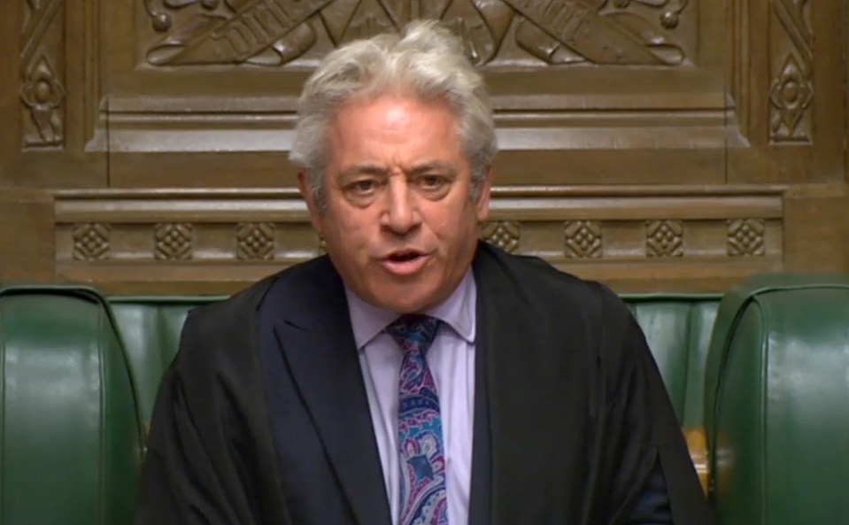  Former Commons Speaker Bercow said it was 'feeble and sinister for Leadsom to cry bully'