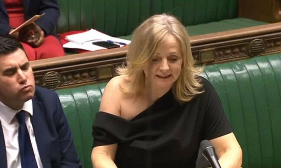  One commentator mused that the Labour MP looked like she had been 'banged over a wheelie bin' in her frock in the House of Commons