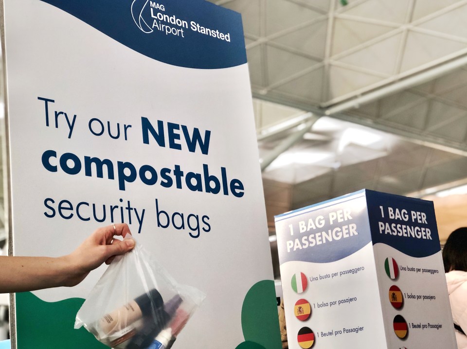  Many airports are already trialling sustainable alternatives to single-use security bags, and Bristol airport has removed them already