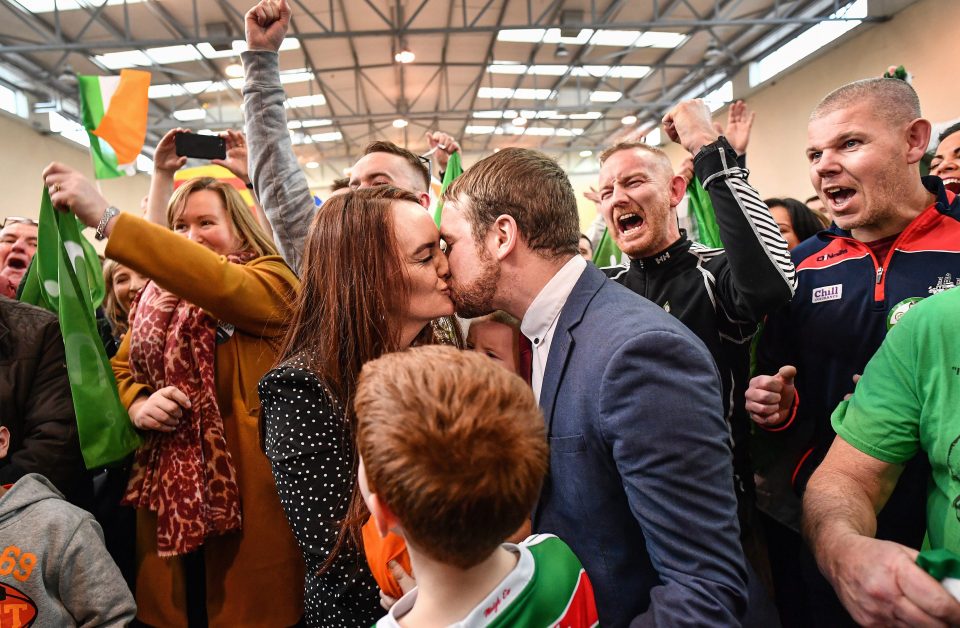  Celebrations in Ireland as votes are counted