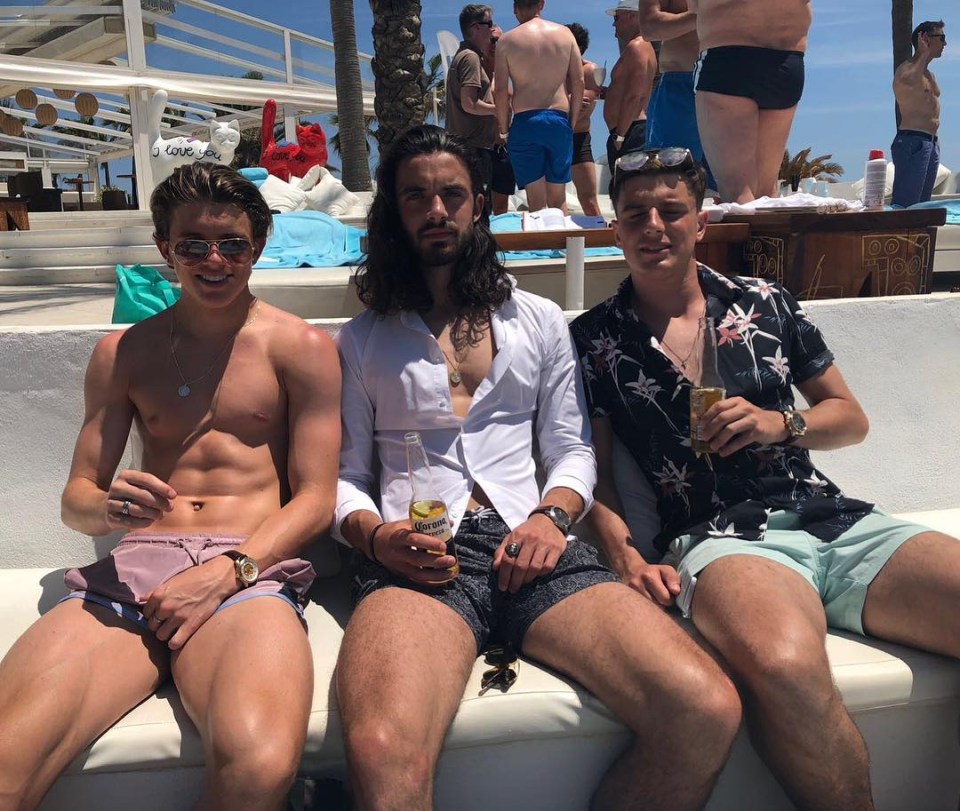  Conor with brothers Daniel and Jordan